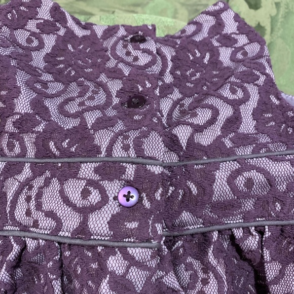 Cherokee Purple Lace Sleeveless Dress - Picture 5 of 5